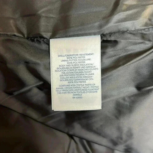 Lands End Black Jacket Size M - Picture 6 of 8